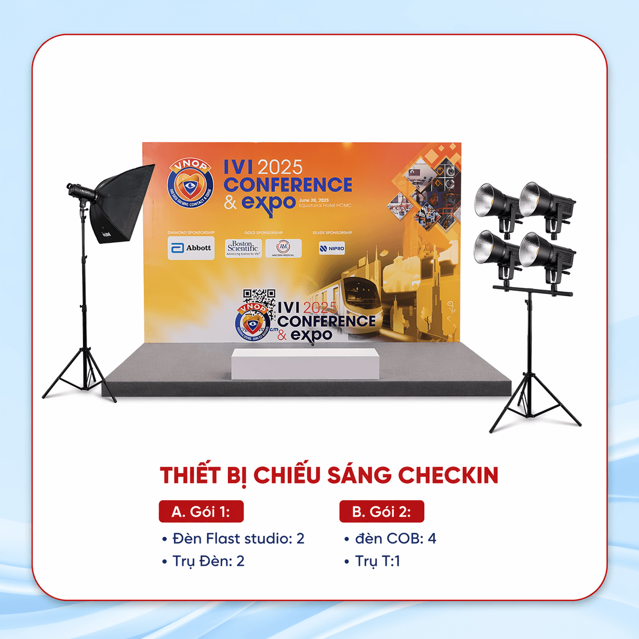 thuê anh sáng checkin sự kiện