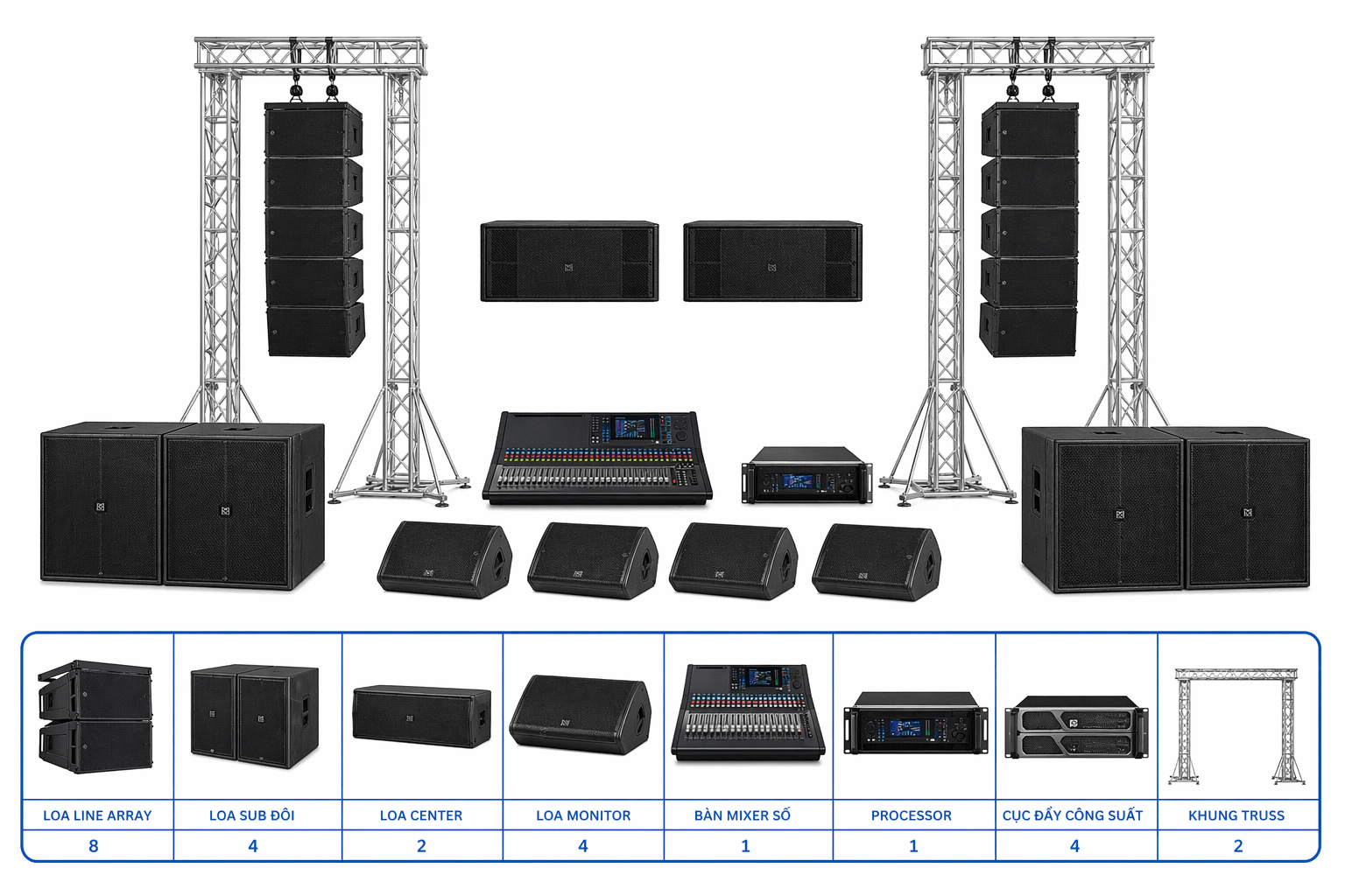 cho thuê loa treo chuyên nghiệp tại tp.hồ chí minh