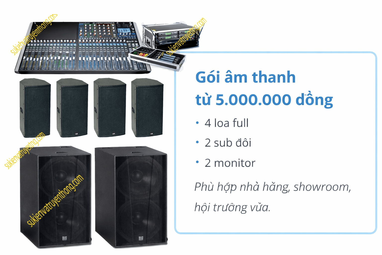 dàn loa sự kiện 5 triệu