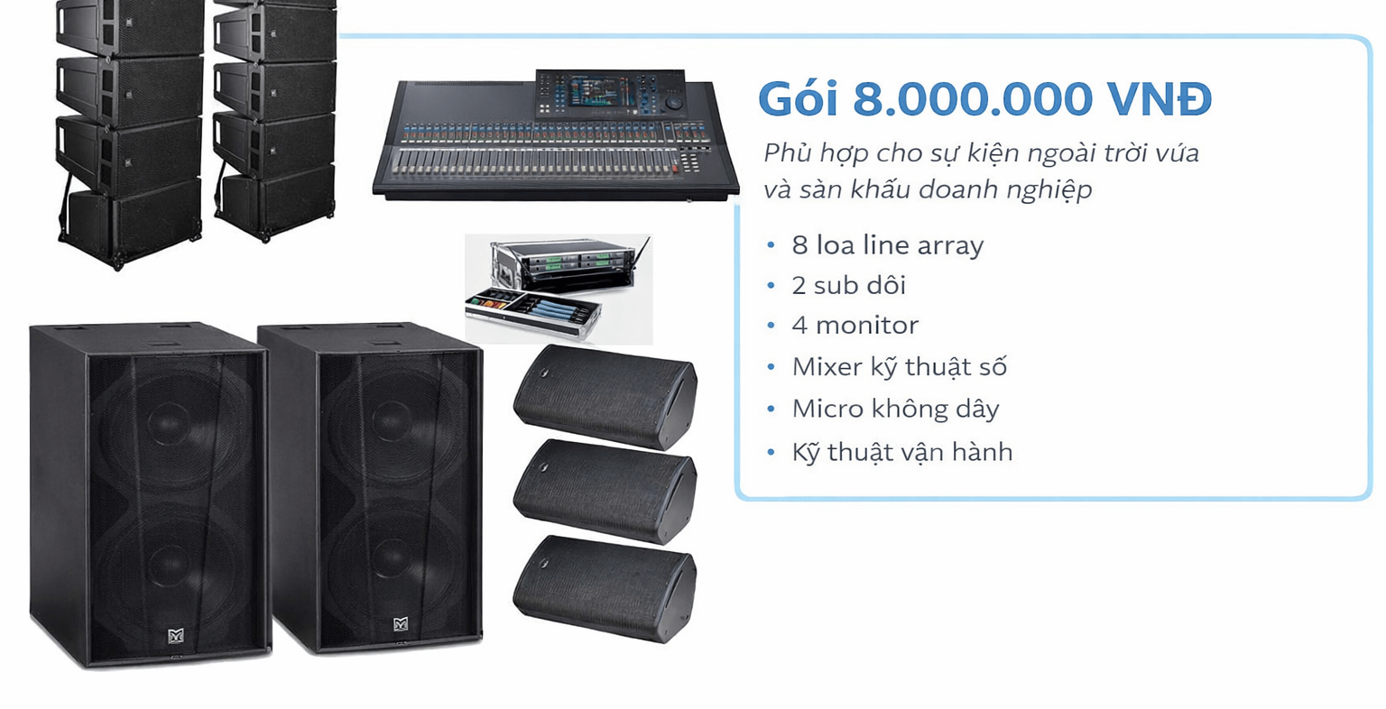 thuê âm thanh sự kiện chuyên nghiệp