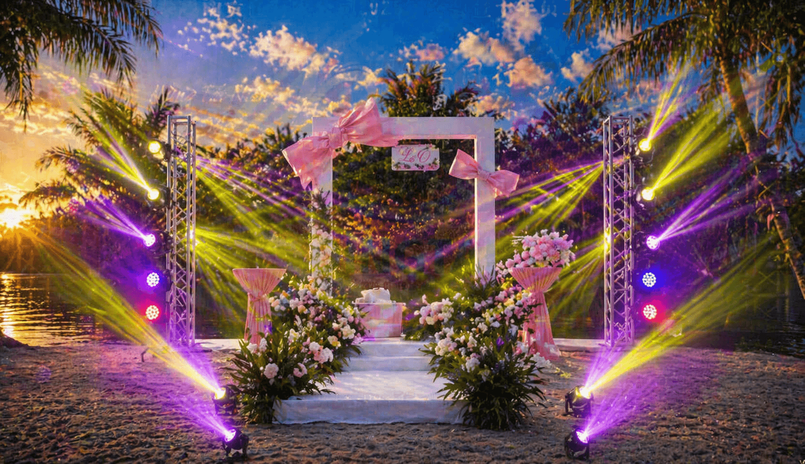 thuê ánh sáng tổ chức lễ cưới sang trọng tại tp.hồ chí minh