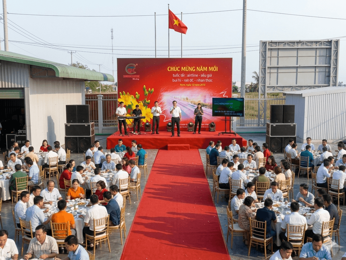 Cho Thuê Âm Thanh Sự Kiện TP.HCM Cho Tiệc Năm Mới Doanh Nghiệp