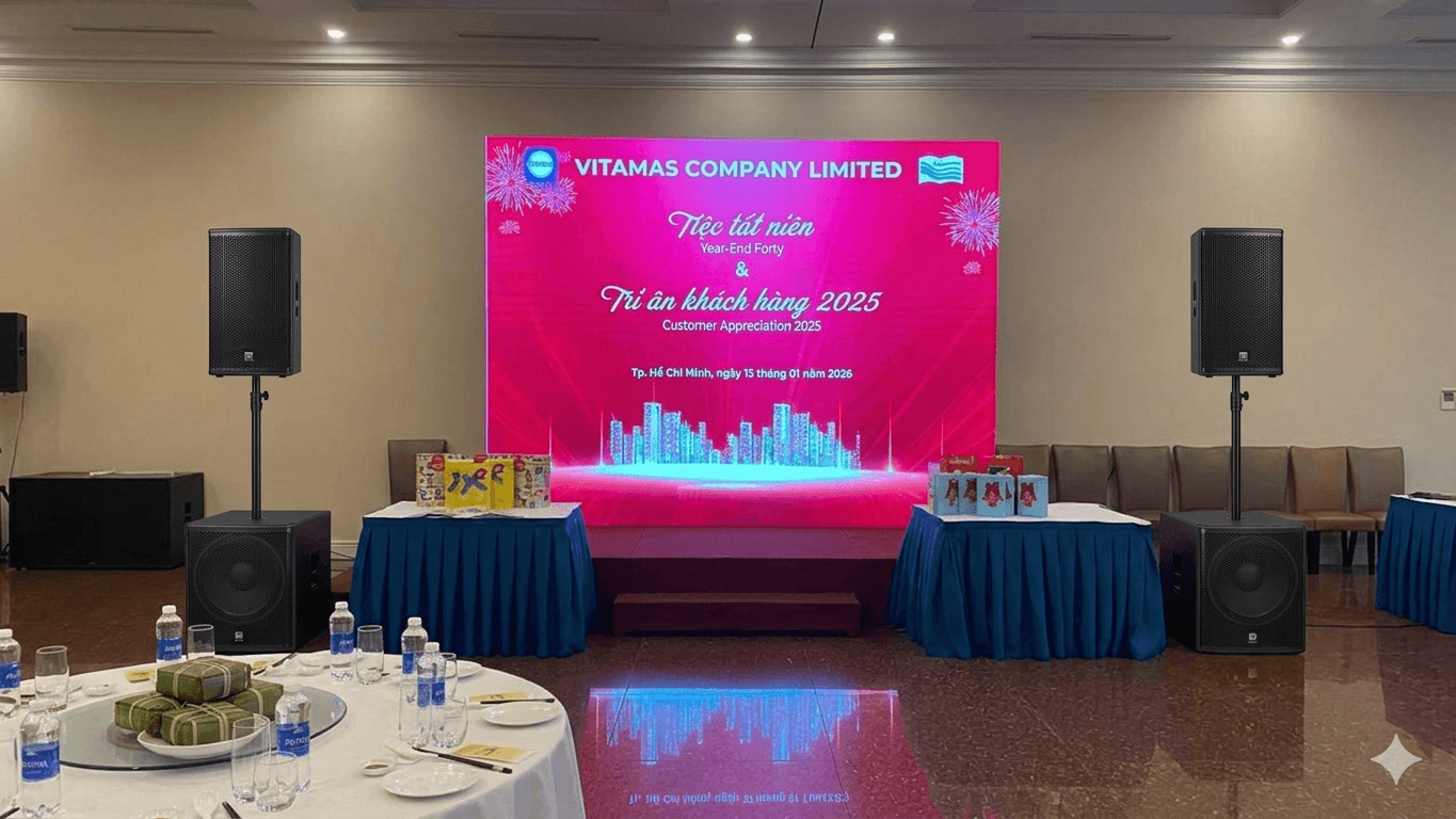 cho thuê âm thanh ánh sáng sự kiện tại nhà hàng Ocean Palace