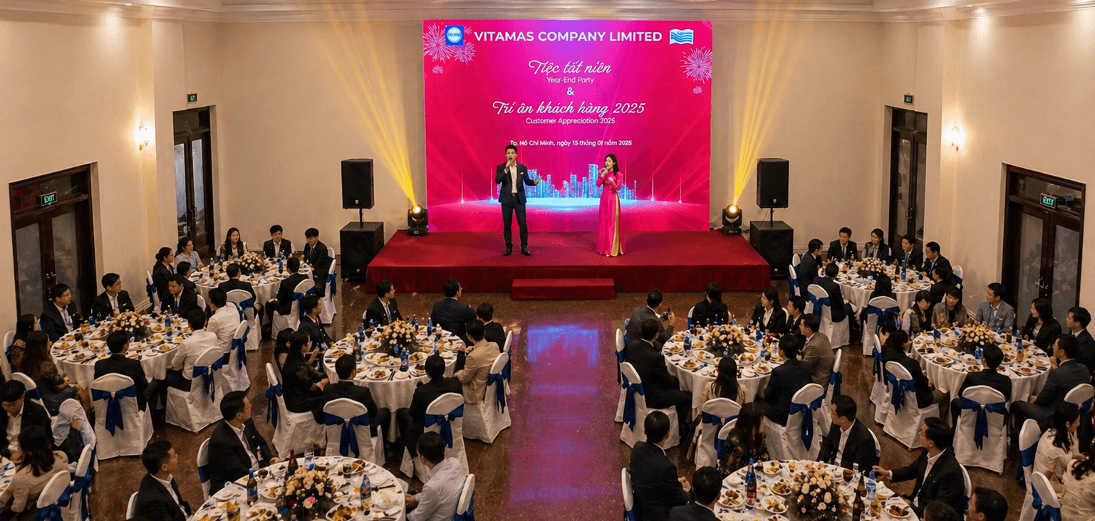 cho thuê âm thanh ánh sáng sự kiện tổ chức tiệc tất niên tại hồ chí minh