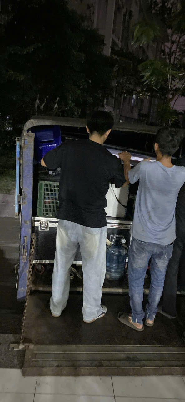 xe thiết bị âm thanh