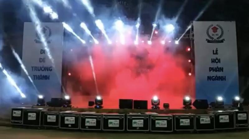 ho thuê âm thanh, ánh sáng, sân khấu, backdrop tại đà lạt