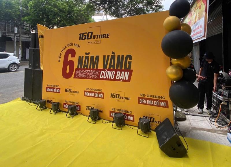Lễ Khai Trương Cửa Hàng Thời Trang Nam 160 store  Biên Hòa.