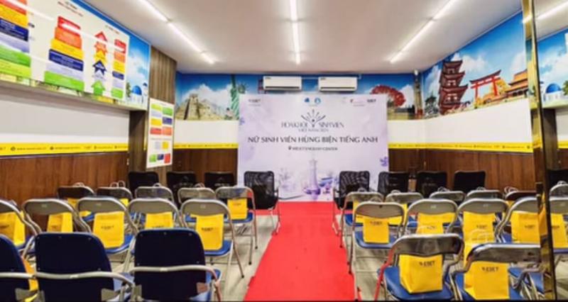 Thi công trọn gói thiết bị cho cuộc thi của trung tâm weset english center